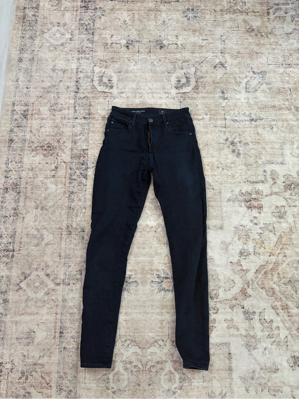 Agolde Black Skinny Jeans — Sleek High-Rise Denim